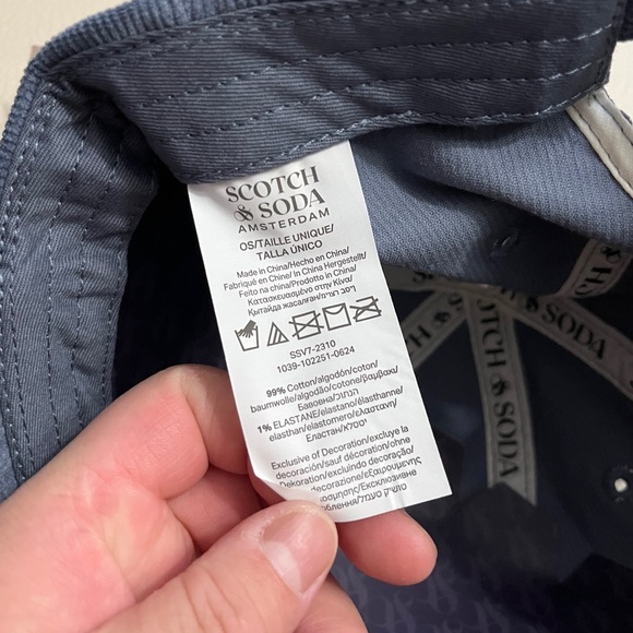 NWT - Scotch & Soda Adult Corduroy Cap - Picture 6 of 7